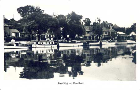 Evening at Reedham. pm1950