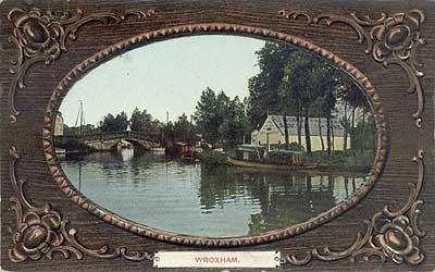 Wroxham bridge from upstream. pm1909