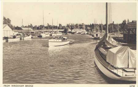 From Wroxham Bridge. c1950