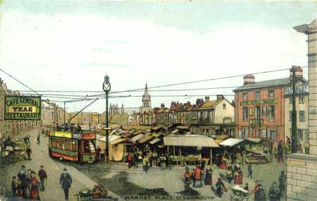 Market Place, Great Yarmouth pm1907