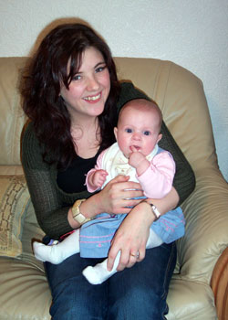 Emma and Isabelle Dec 2005