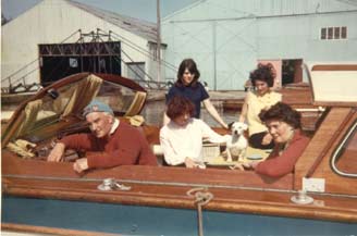 The Crew on board Broadland Swan