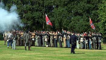 US Civil War Confederate troops