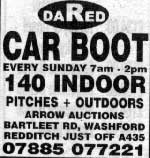indoor car boot redditch