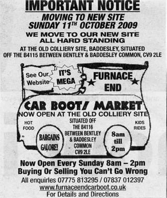 Old Colliery winter market formerly furnace end 2009