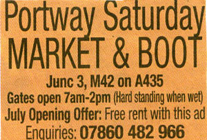 PORTWAY SATURDAY MARKET AND BOOT 2009