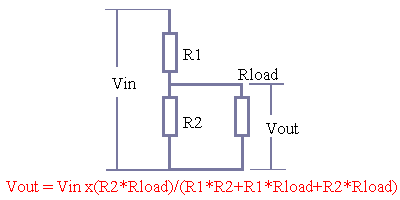 voltage divider drawing