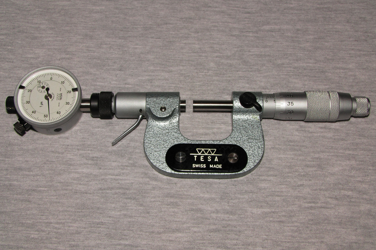 Messuhr Messschieber Metric & Imperial Measure Gauge Schwarz Y Micrometer T9O6 