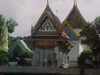 A riverside temple