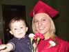 Trish and Clark on Grad Day