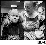 Mother and daughter 25 years ago