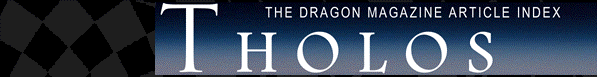 Tholos, Dragon Magazine index