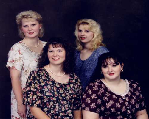 Catherine Gayle, Laurie Ann, Daisy Lois and Sarah Jessica.&nbsp; September 1995