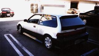 Left rear angle view