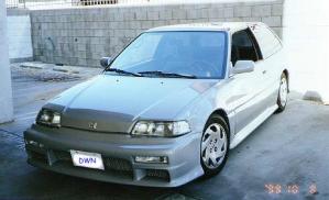 Manuel's Civic after the paint job