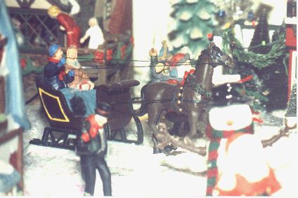 new for Christmas 2002, horse & sleigh