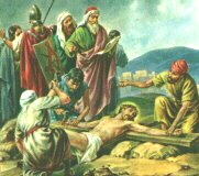 Jesus is Nailed to The Cross