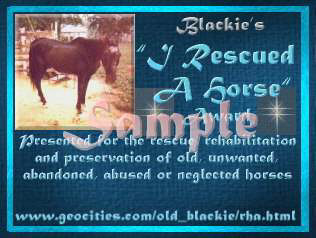 Click this award to visit Blackie's award page