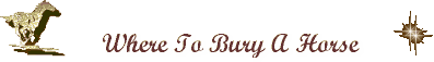 Where To Bury A Horse