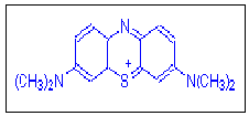 Basic chemical stucture of basic blue