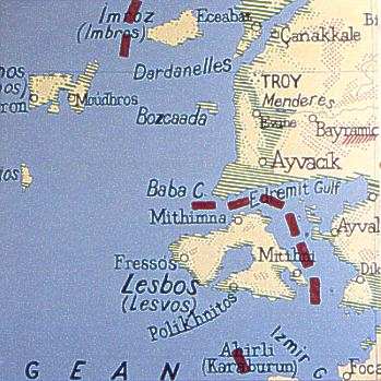 lesbos, painted by dawn brayford