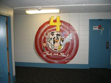 The art on the 4th floor.