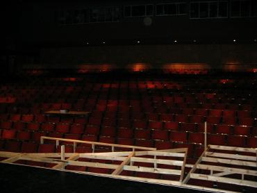 The inside of the Thurbur Theatre