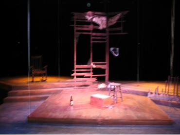 The set to the show I am in, Your Handsome Captain