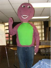 Kevin in his holloween costome