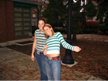 Stef and Jenna. Their shirts are different, I assure you.