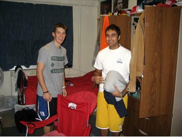 Kyle and Rishi, Cole's very cool residents.