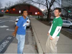 Dan and Anthony. Notice Anthony's lack of clothes. 