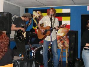 Schooley Station performing.