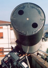 schermo con 2 fori