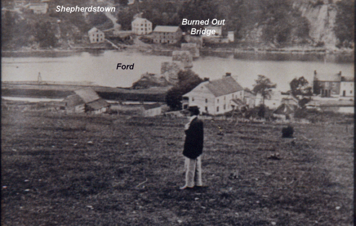 Period Photograph of Blackford's Ford at Shepherdstown
