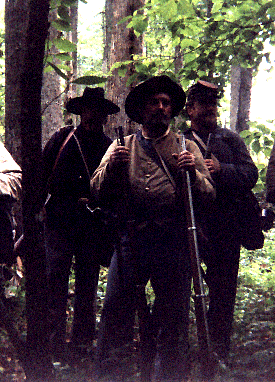 Wicked Spring Confederate reenactors
