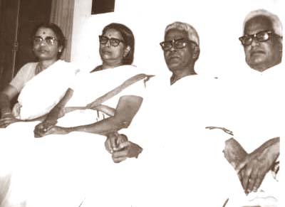 With Mahakavi G and family.