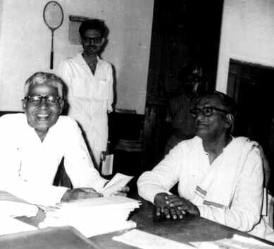 With Mahakavi P. Kunhiraman Nair