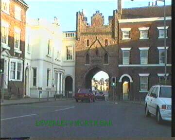 The last remaining town gate, The 'North bar gate'--Beverley. photo E.Laud 