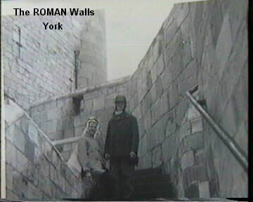 On The Roman Walls of York. photo E.Laud