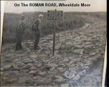 Walking The Roman Road-Wheeldale-1960. photo E.Laud