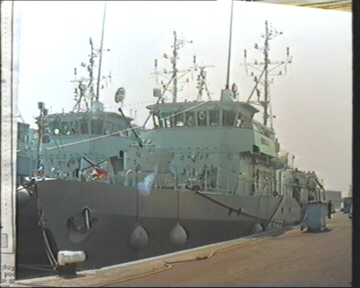 Warships in Hull Dock