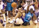 on the ground