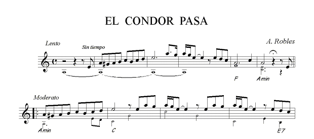 Partitura el condor