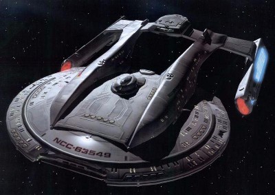 The USS Defiance...trust me, try to ignore the numbers