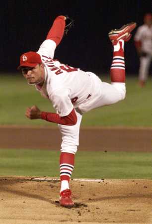 Ankiel only lasted 1 inning in the 2 game loss.