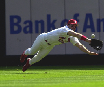 Edmonds makes another diving catch.