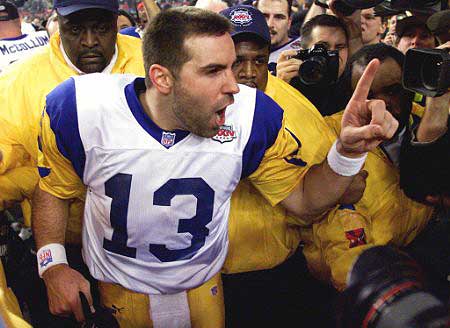 "number one" says Kurt Warner