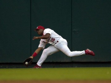 Lankford makes a catch
