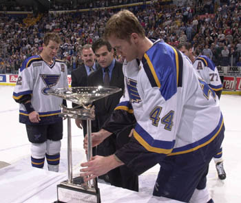 Pronger gently handles the hardware